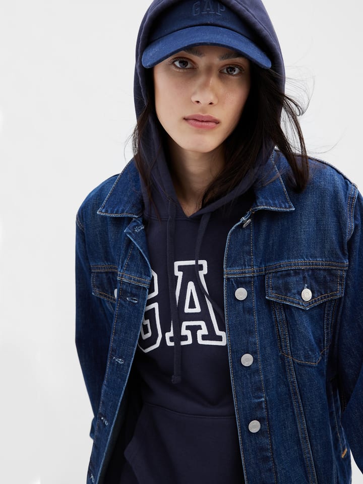 GAP Hoodie in Dunkelblau günstig kaufen