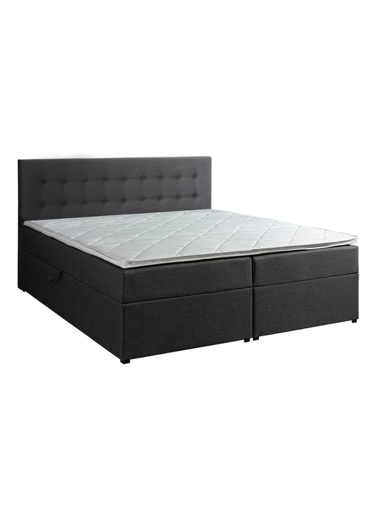 Sommier à lattes Bloemendaal Guardar avec espace de rangement, matelas et surmatelas inclus. Matelas et surmatelas inclus.