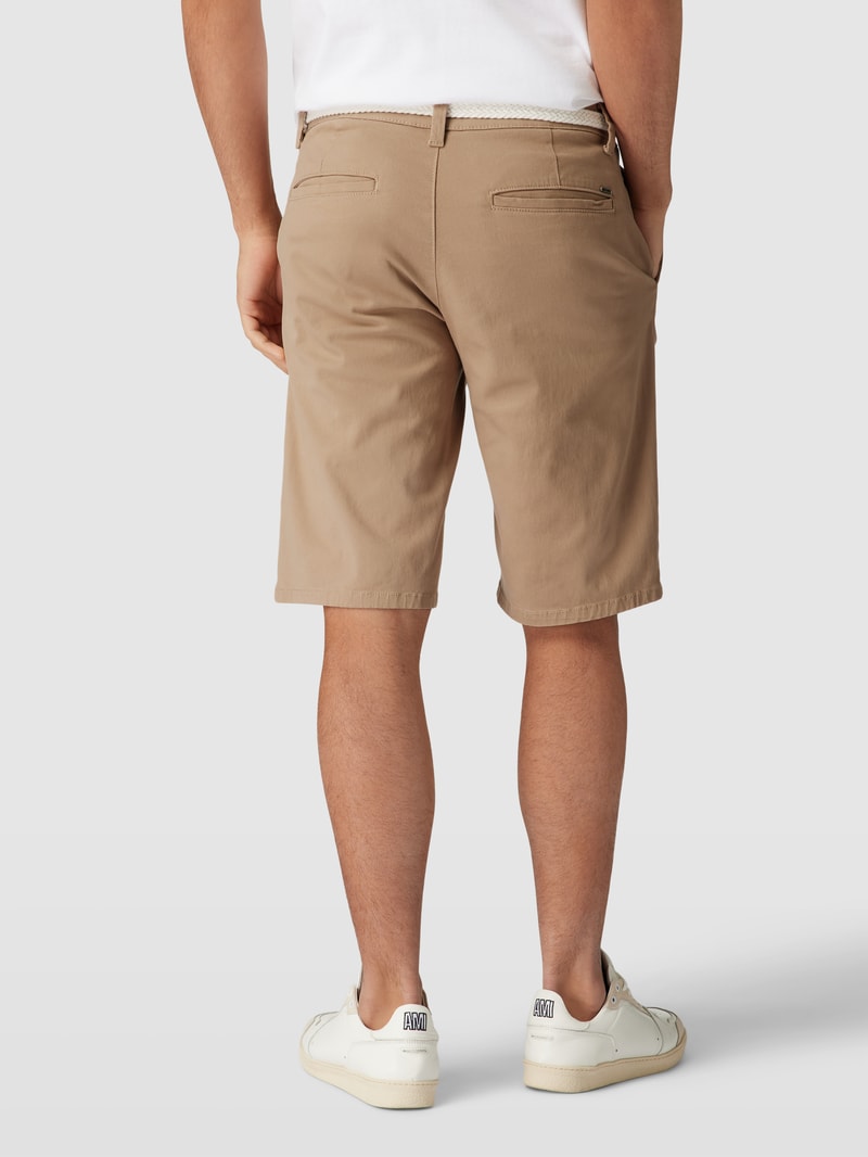 Chino-Shorts mit Gürtel Modell 'WILL' in beige