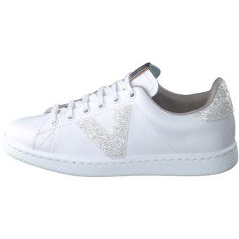 Victoria Tonis Glitter Sneaker in weiß