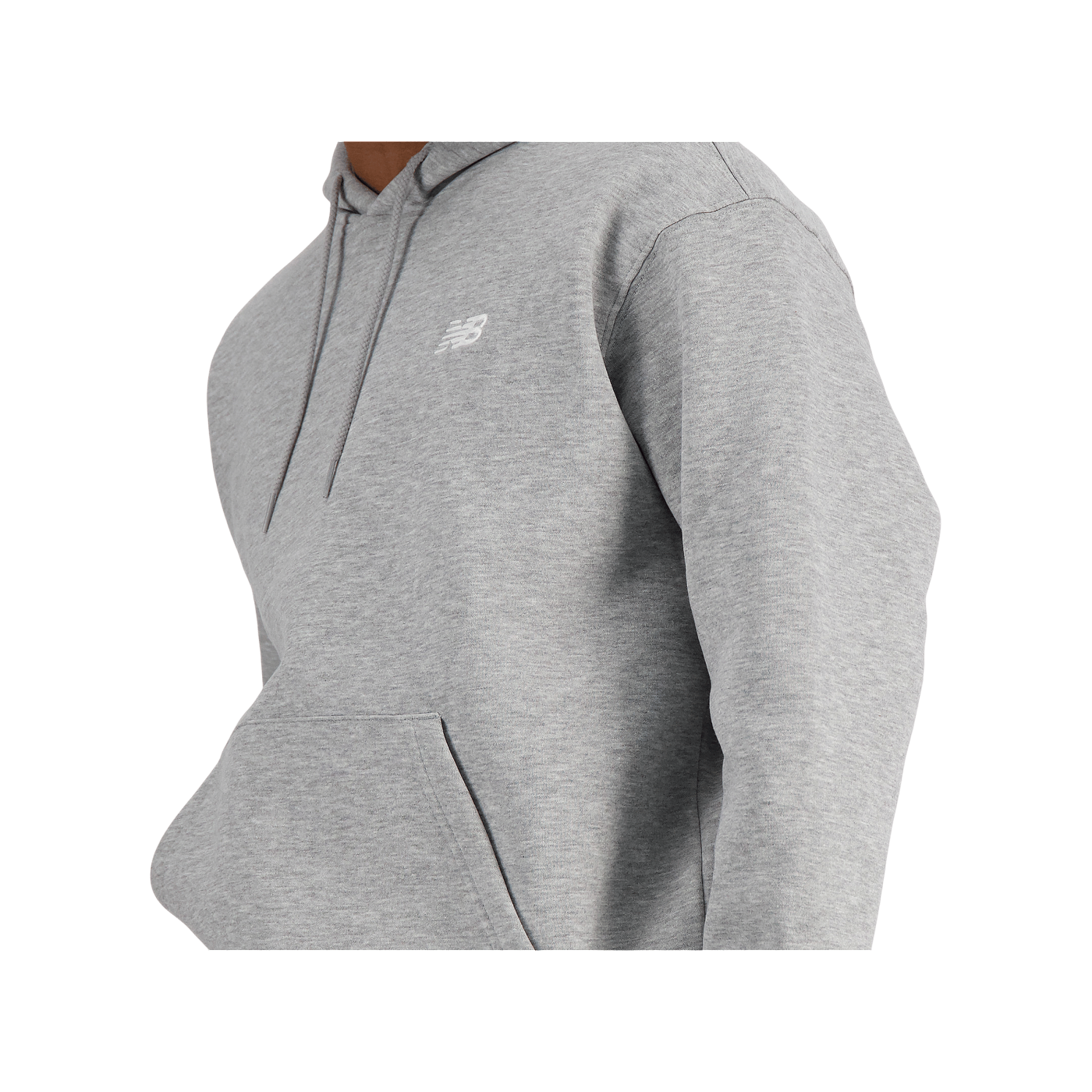 New Balance Sport Essentials Fleece Hoody Grau FAG
