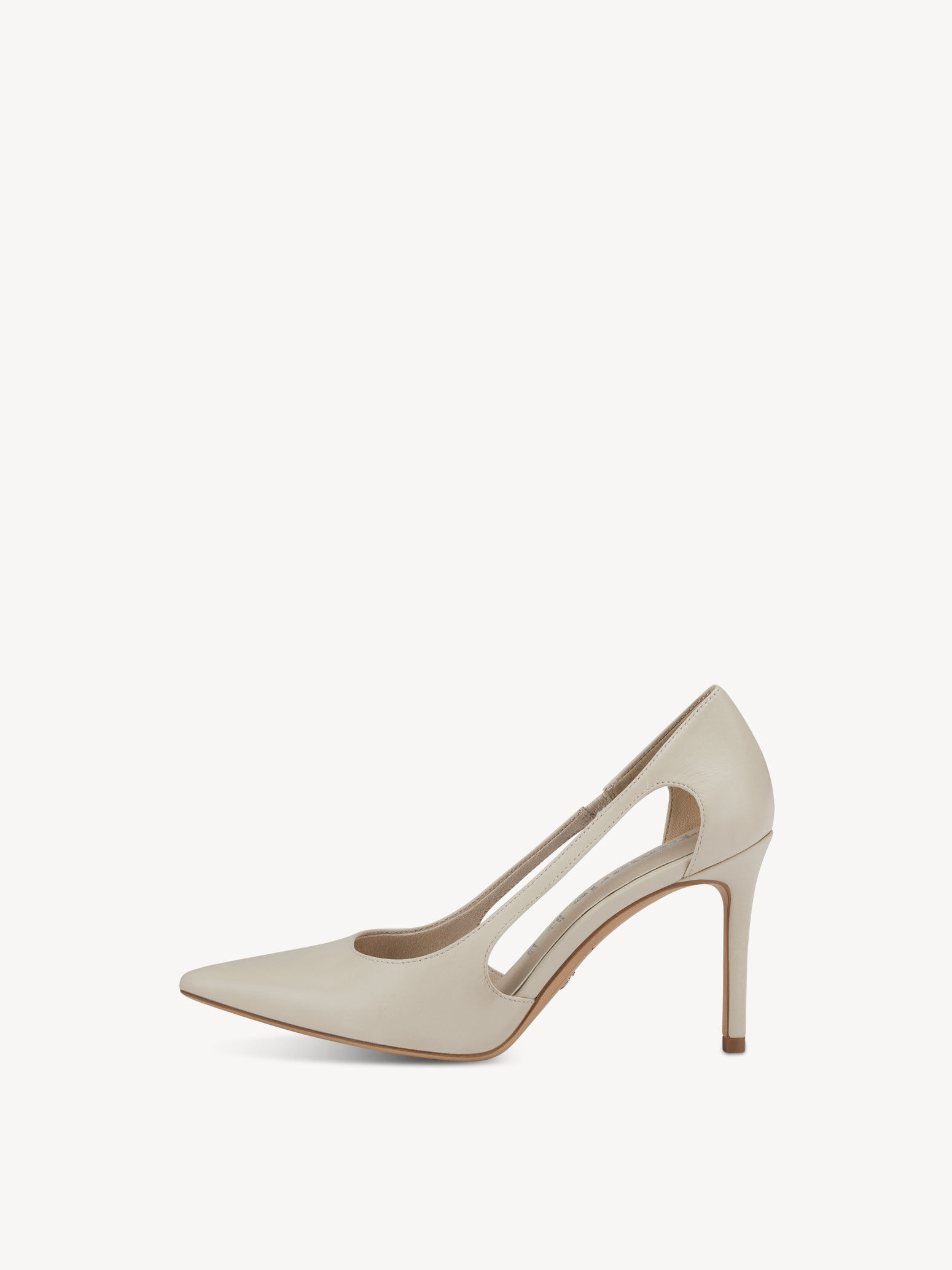 Escarpin en cuir - beige