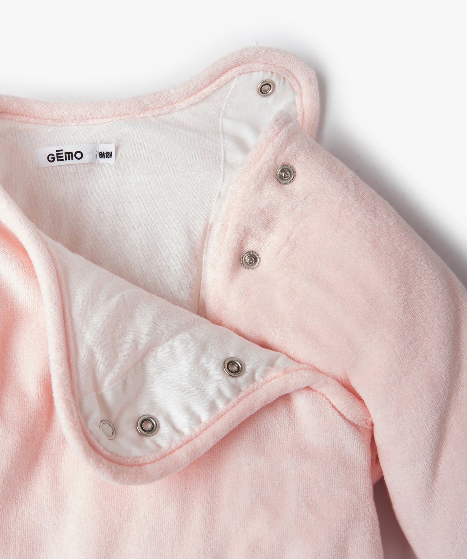 Gigoteuse bébé à manches amovibles avec motif peluche rose | GEMO