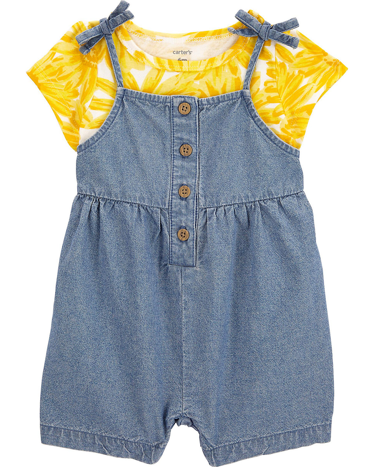 Baby Set Latzhose + T-Shirt für Mädchen