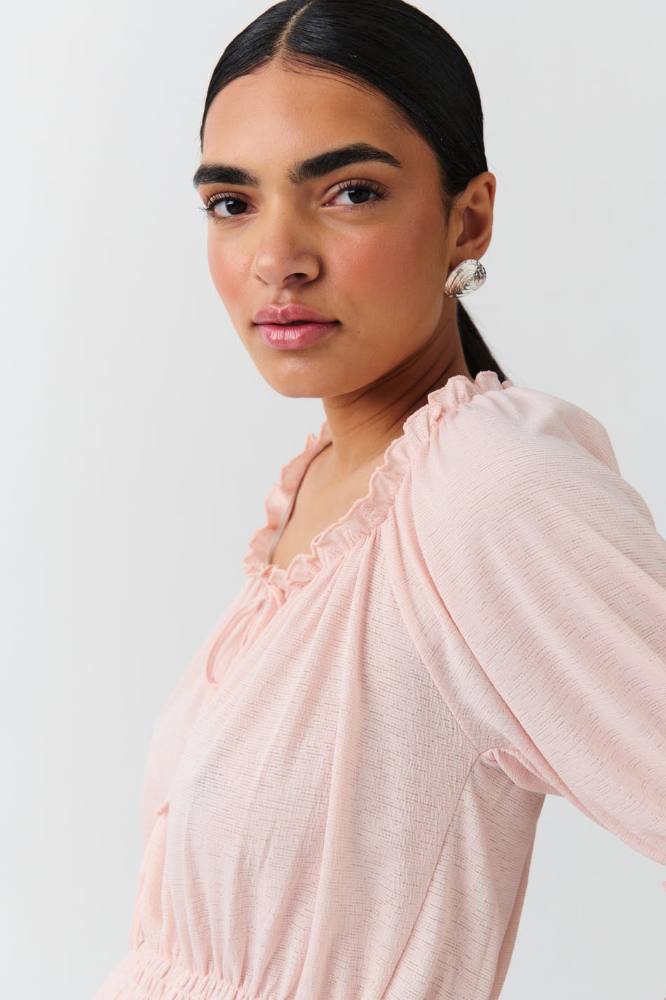 Puff sleeve top