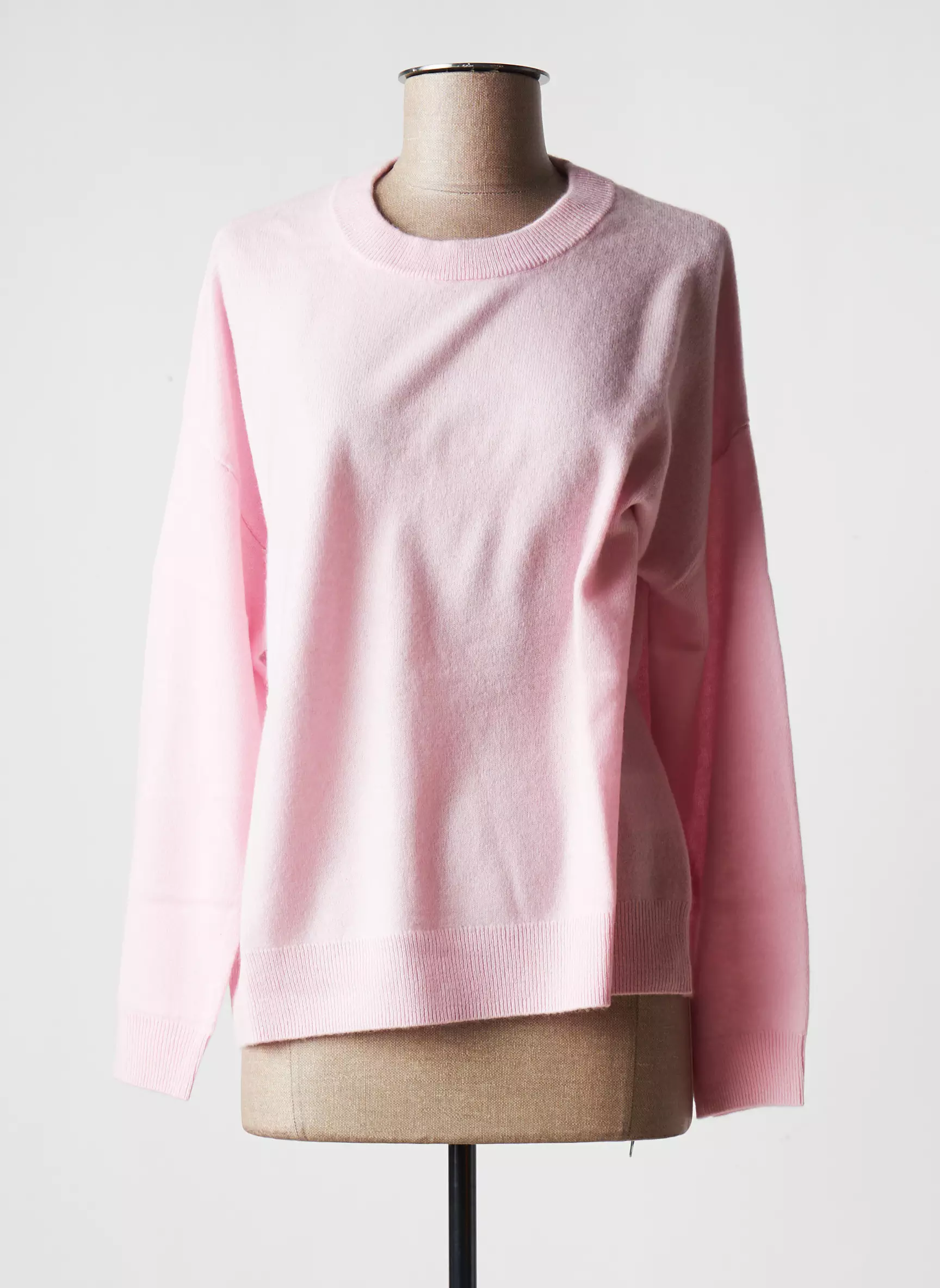 Les Tricots De Lea Pulls Femme couleur rose