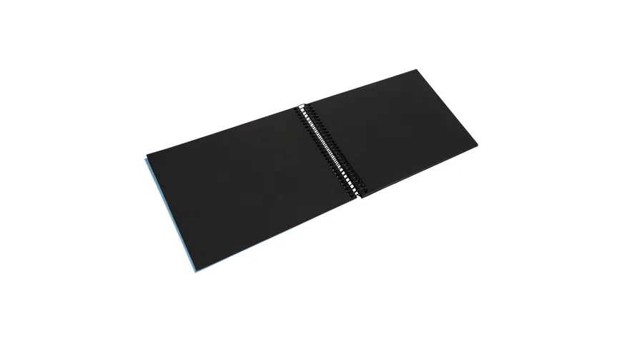 goldbuch Spiralalbum Bella Vista himmelblau 24x17cm 40 schwarze Seiten