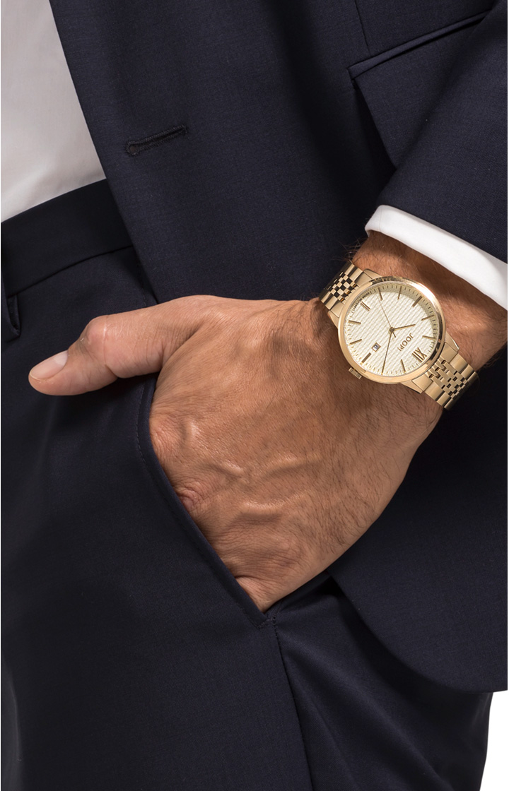 Herrenuhr in Gold