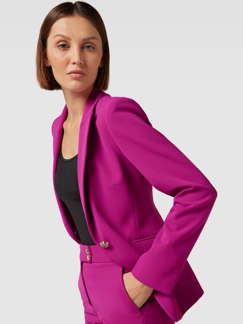 Blazer mit Reverskragen in violett