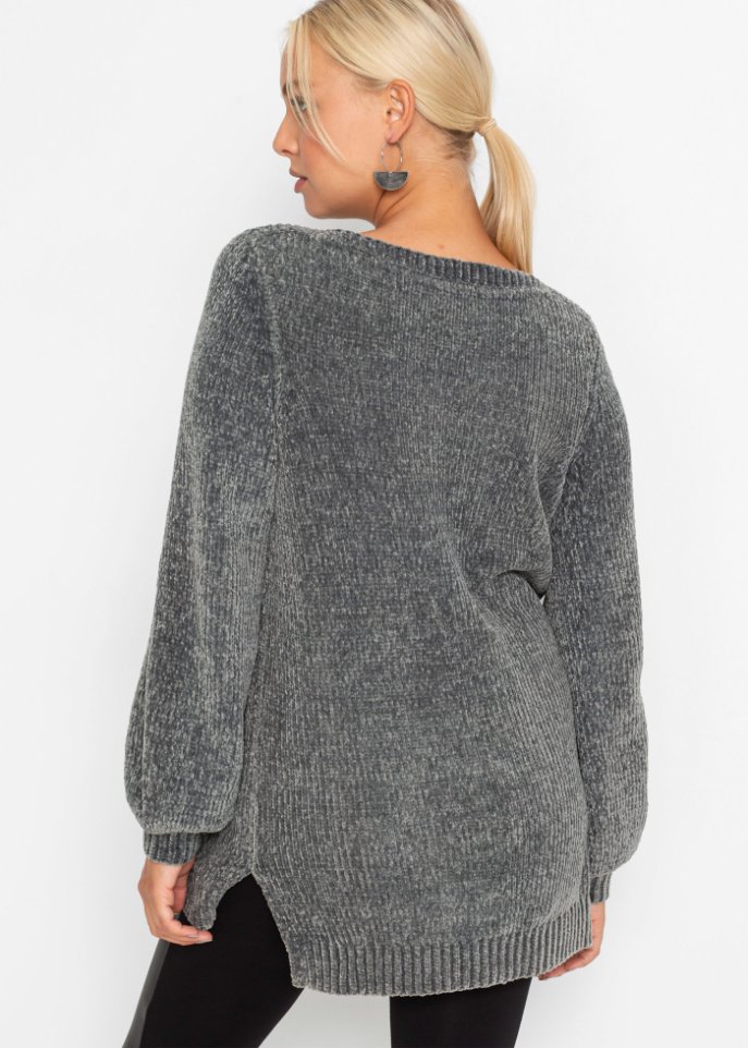 Chenille-Longpullover