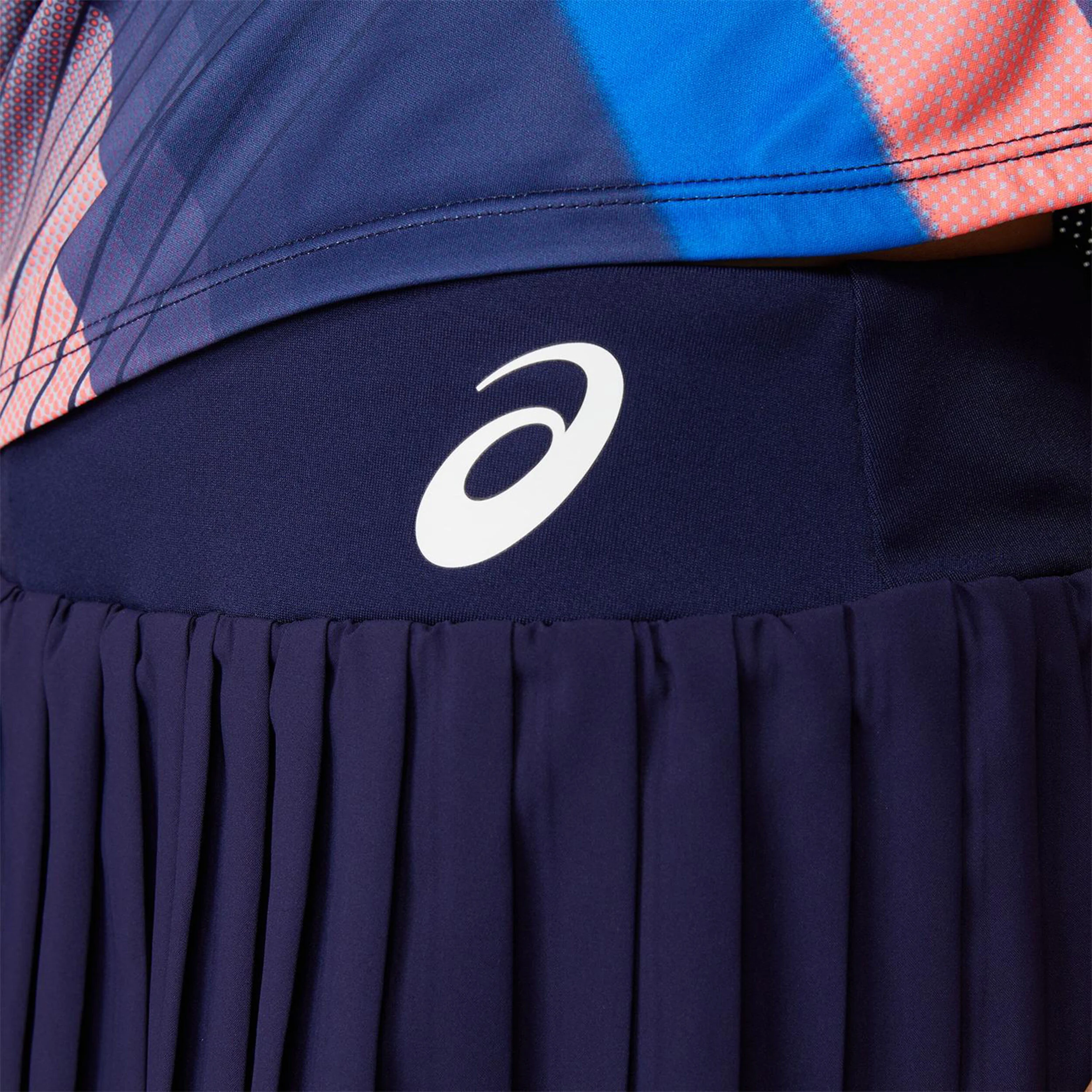 Match Pleats Rock Damen - Dunkelblau