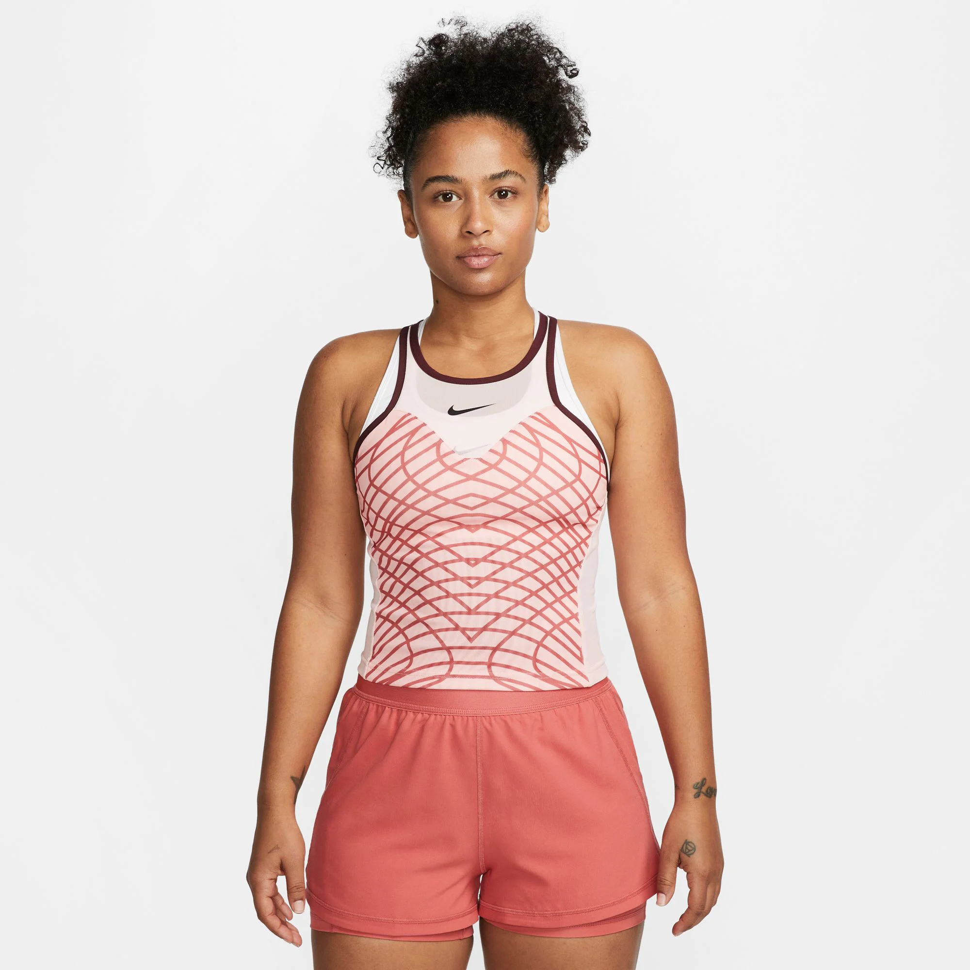 Dri-Fit Court Slam RG Tank-Top Damen - Rosa, Koralle