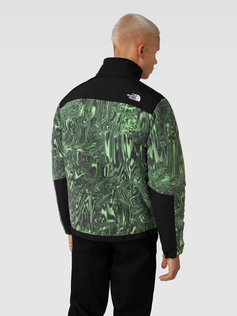 Jacke mit Label-Stitching Modell 'DENALI' in grün