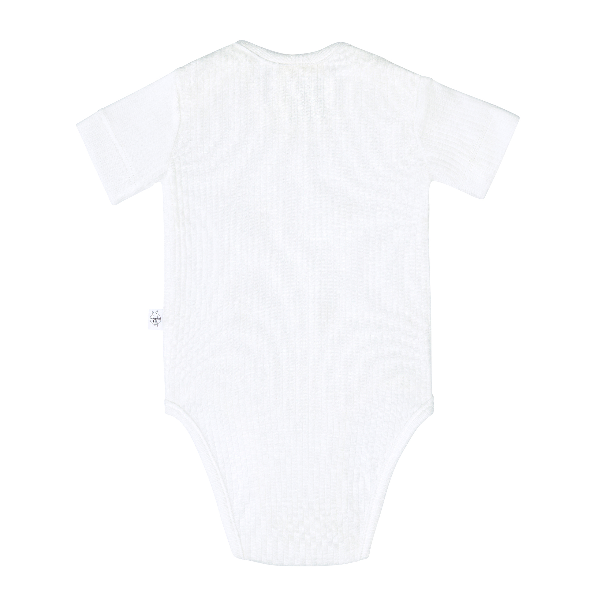 Baby Body Kurzarm - gerippt, Milky
