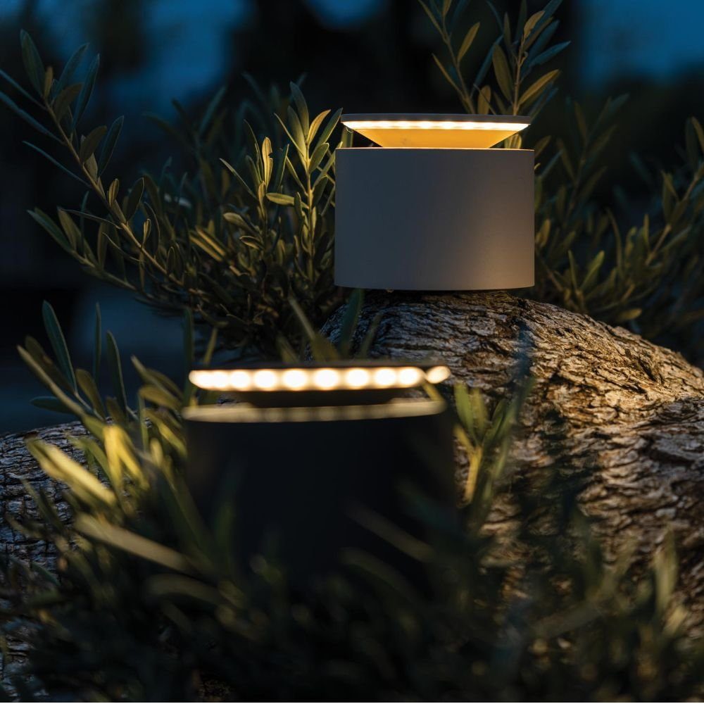 Zafferano LED Tischleuchte LED Akku Tischleuchte Push Up in Sandfarbig 2,2W 134lm IP54, keine Angabe, Leuchtmittel enthalten: Ja, fest verbaut, LED, warmweiss, Tischleuchte, Nachttischlampe, Tischlampe