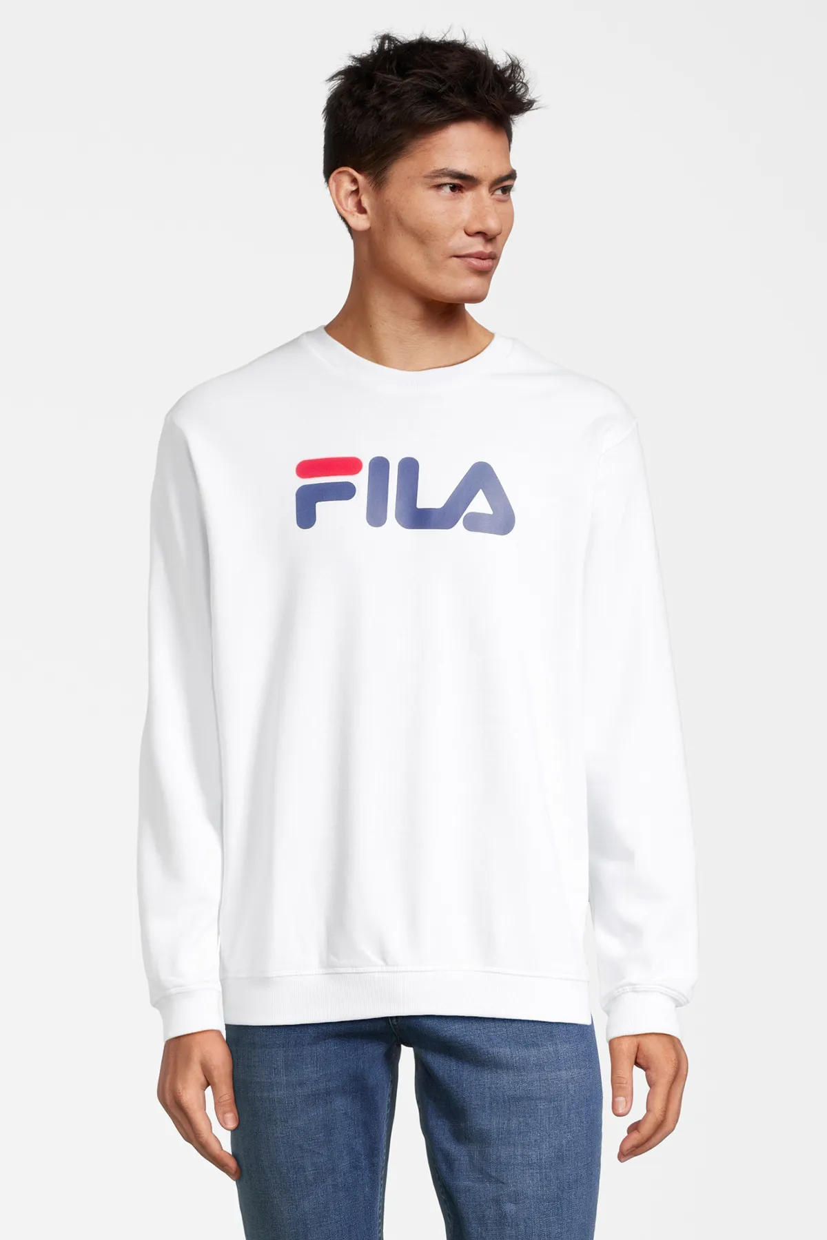 Fila  Sweatshirt - Weiß - Figurbetont