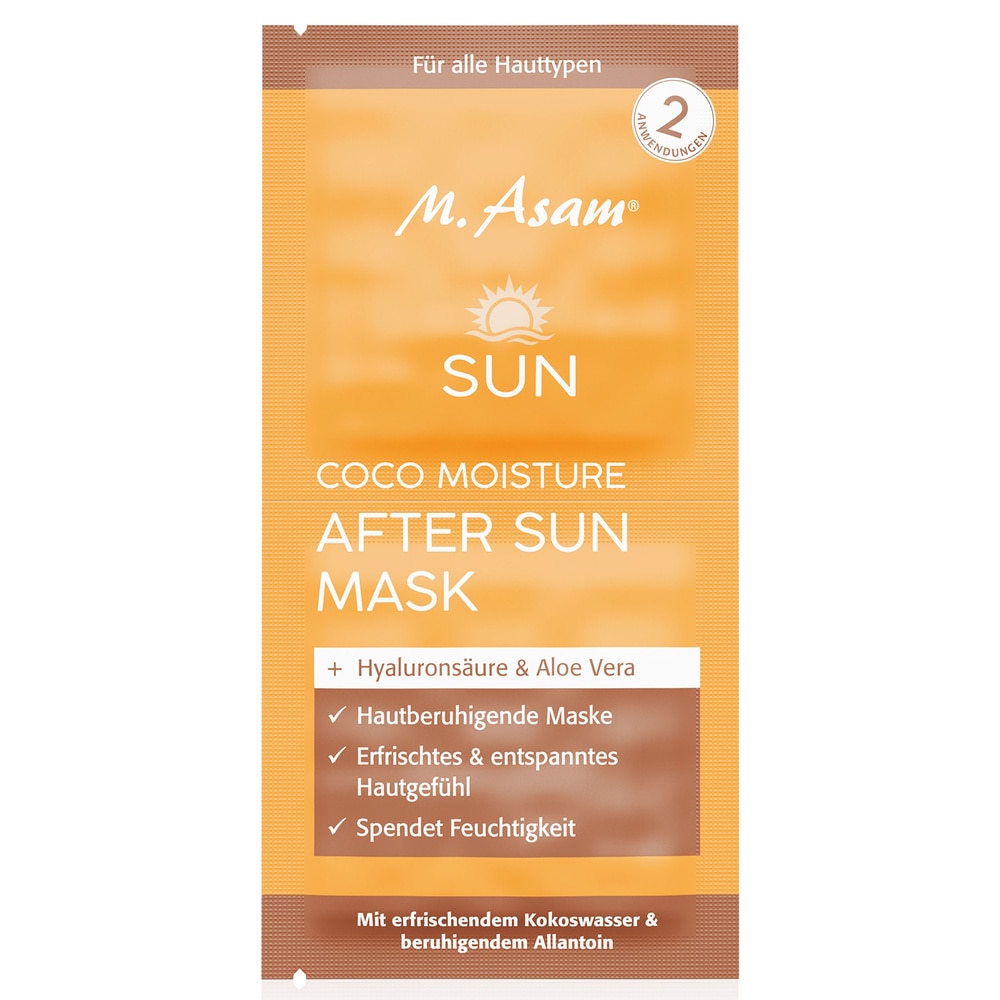 m.asam COCO MOISTURE BOOST AFTER SUN MASK Masque
