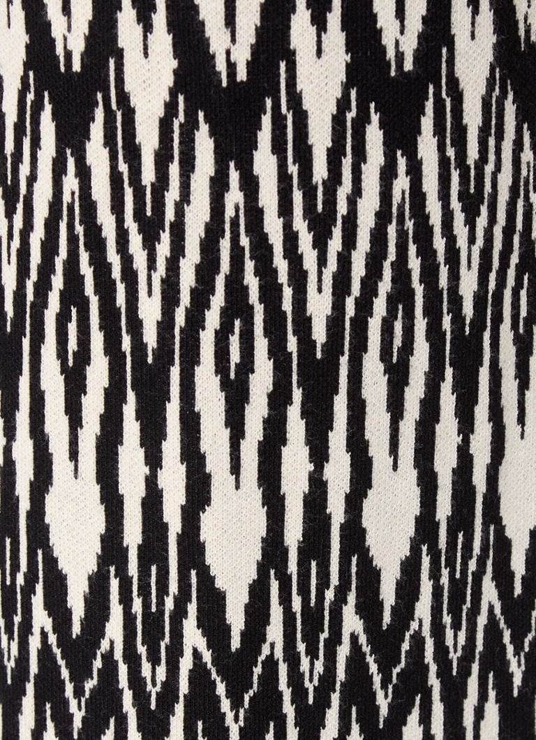 Pantaloni cropped a vita alta e gamba larga con stampa Gerry Weber