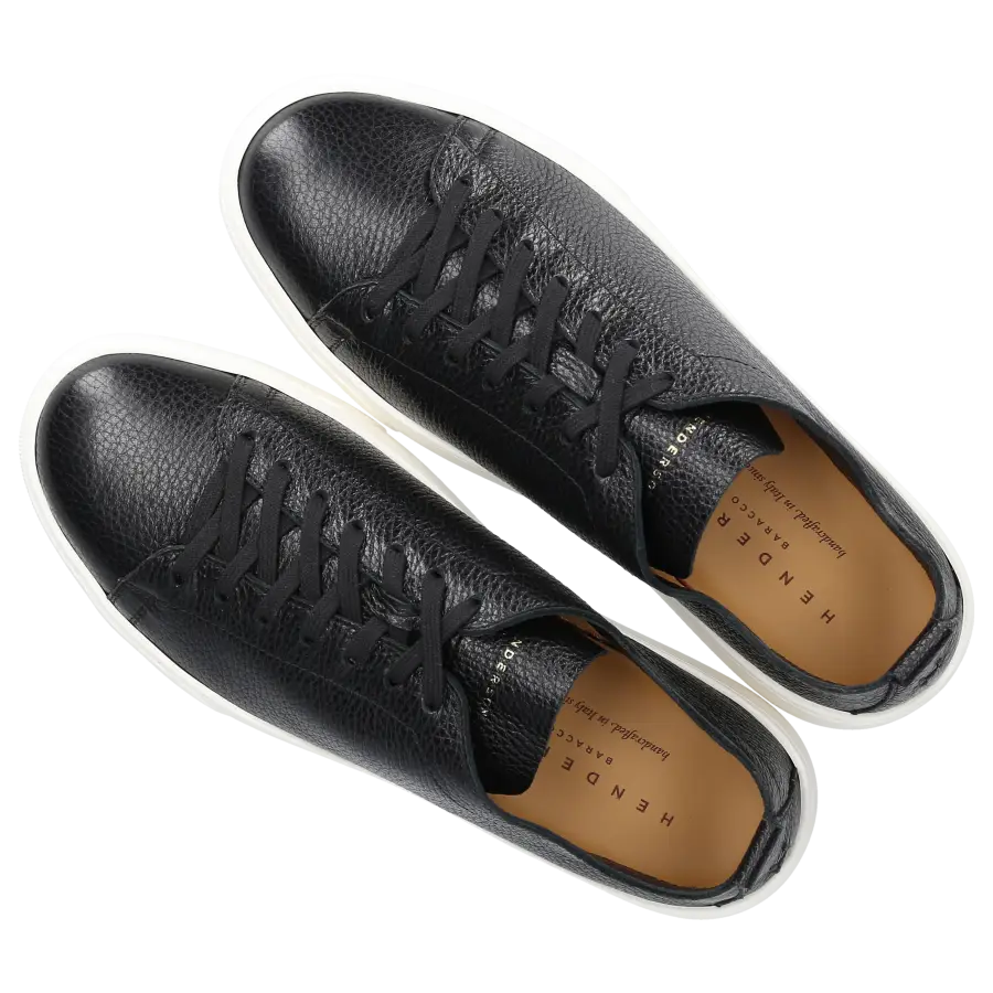 Henderson - Sneaker low BYRON Hirschleder - schwarz