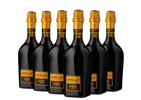 Lambrusco dell'Emilia IGT Otello Nero di Lambrusco 1813 Cantine Ceci 6 bouteilles de 0,75 ℓ