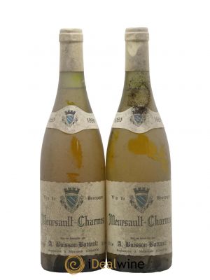 Meursault 1er Cru Charmes Domaine Buisson Battault 1989 - Lot de 2 Bouteilles