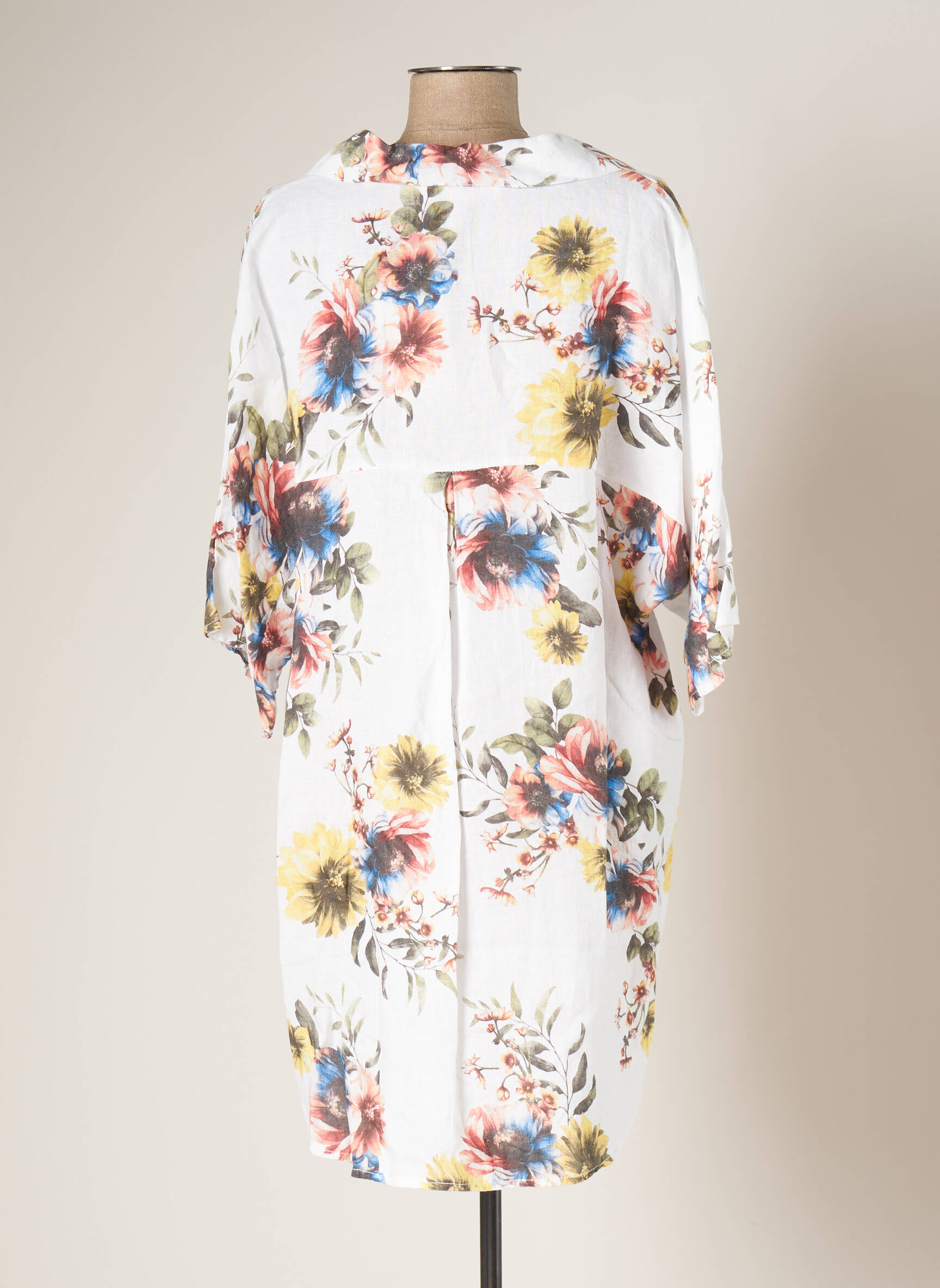 Blanc Boheme Tuniquemanchelongue Femme couleur blanc