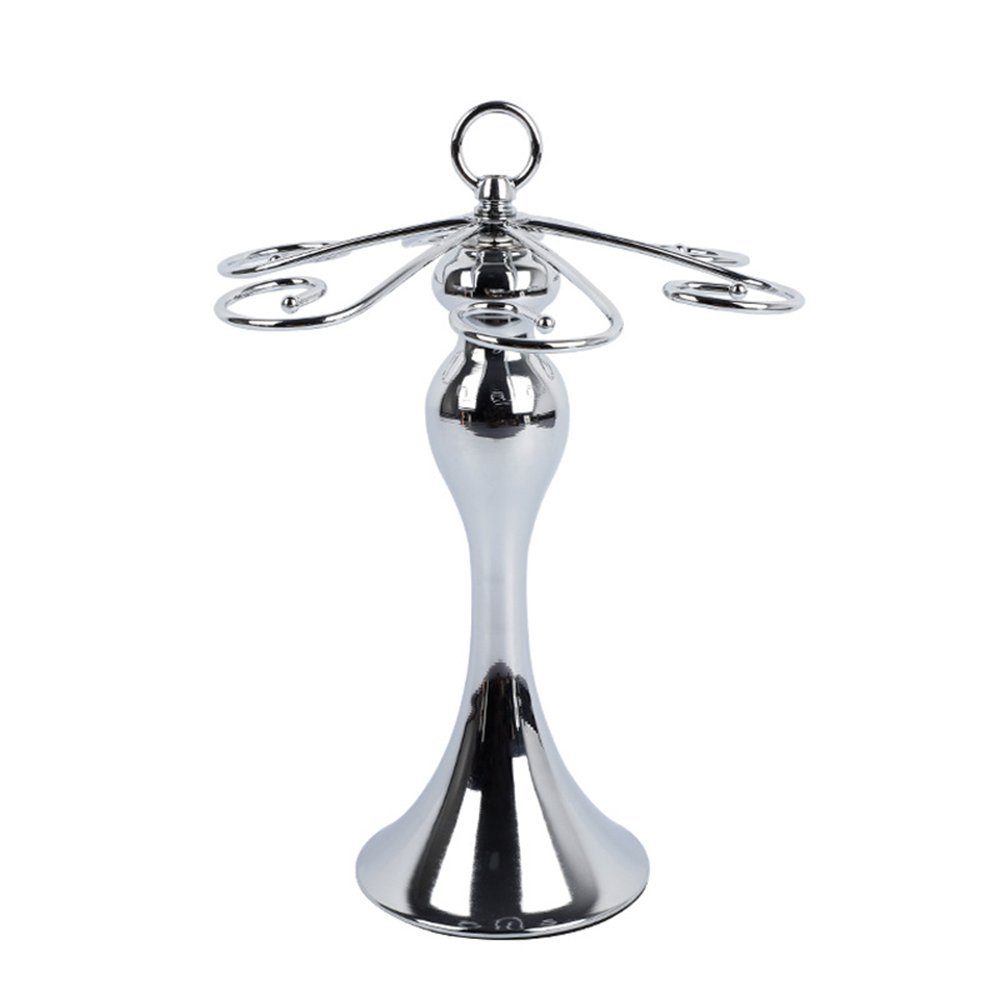 Zimtky Gläserhalter Kreativer Weinhalter für Rotweingläser - Braun/Silber
