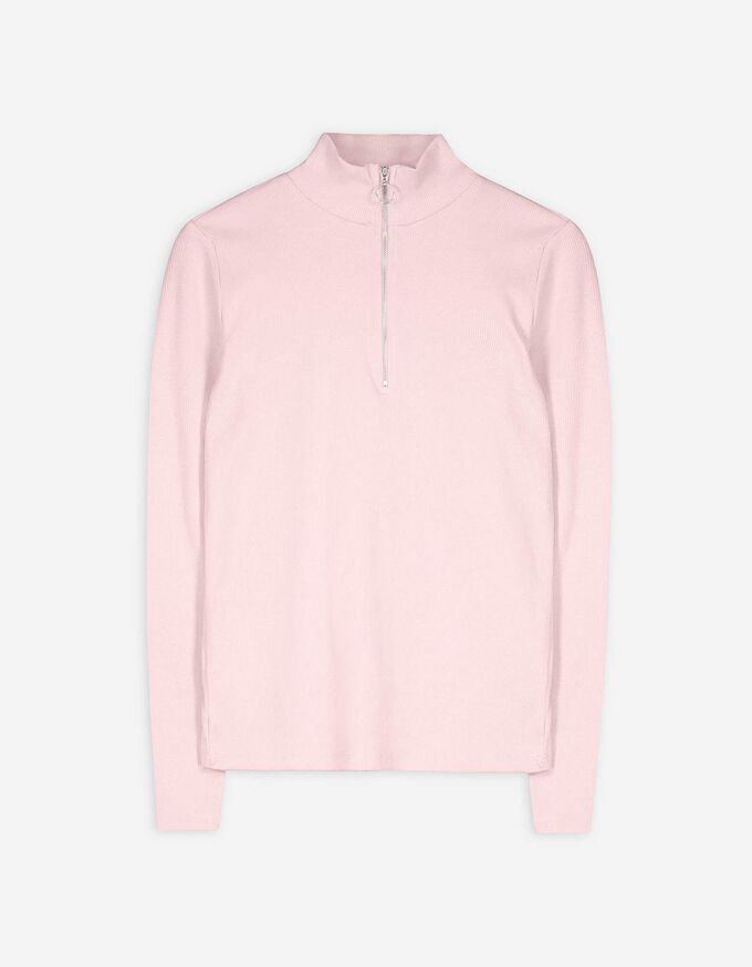 Langarmshirt - Reißverschluss
