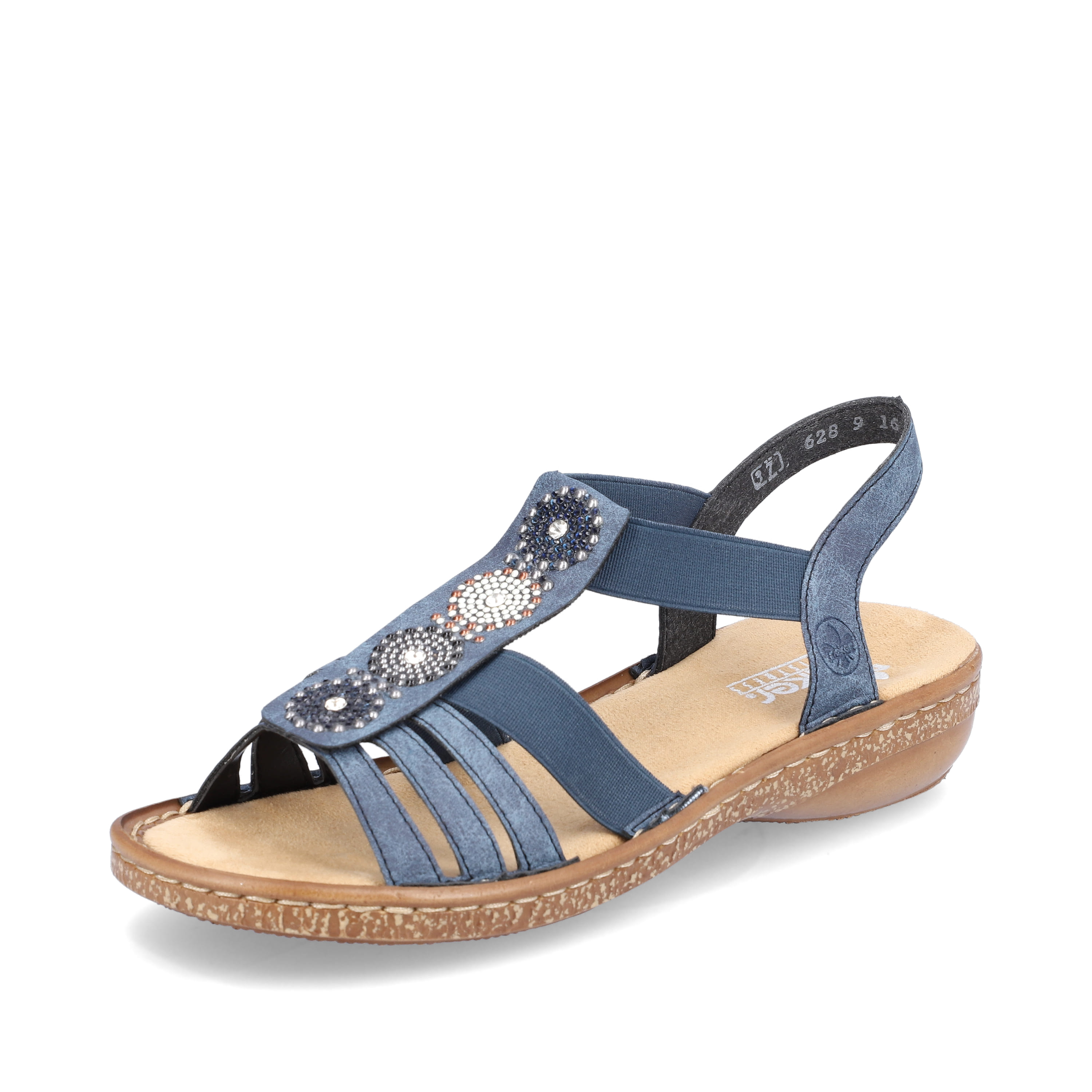Rieker Damen Riemchensandalen marineblau