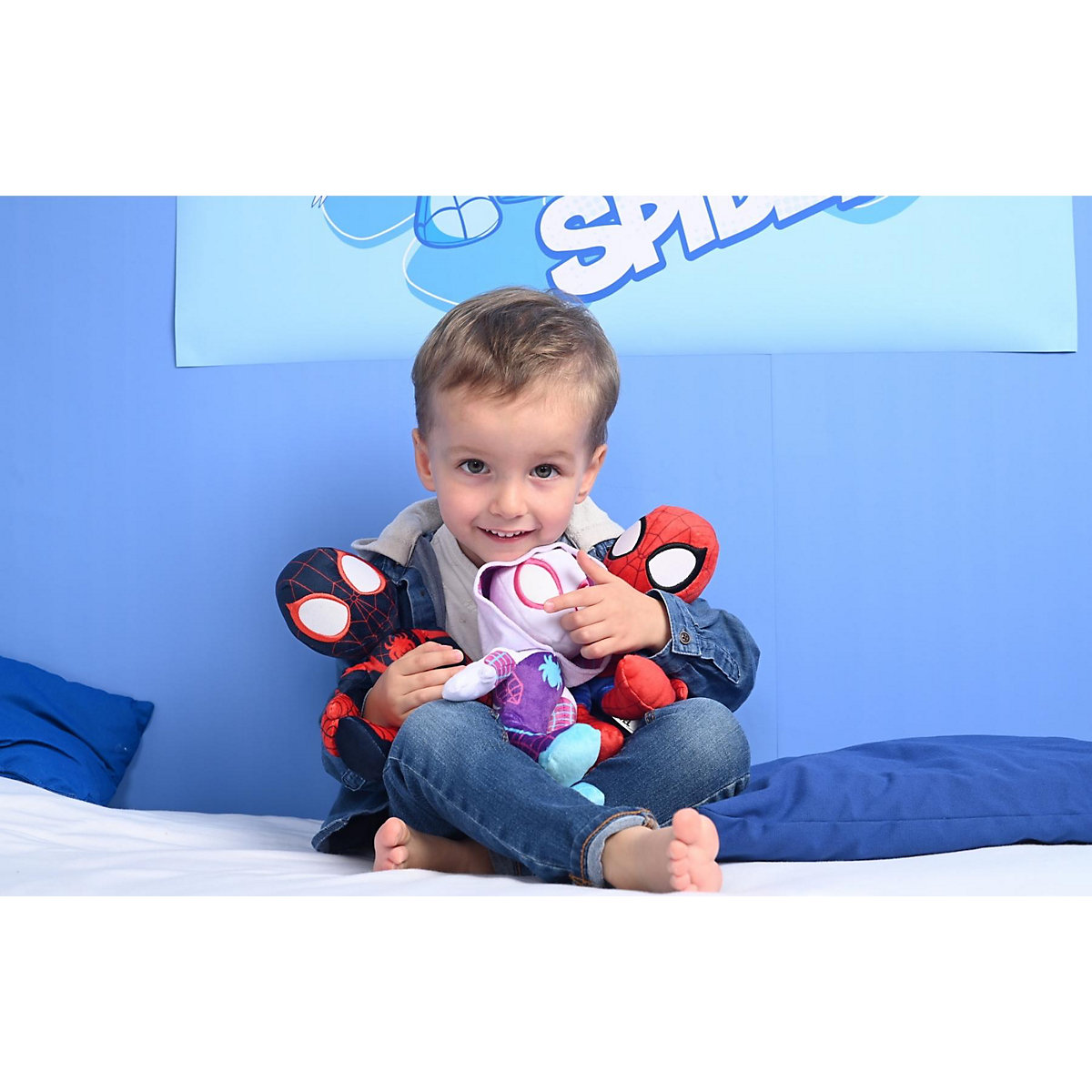 Marvel Spidey, 25 cm Plüschfigur, leuchtet im Dunkeln