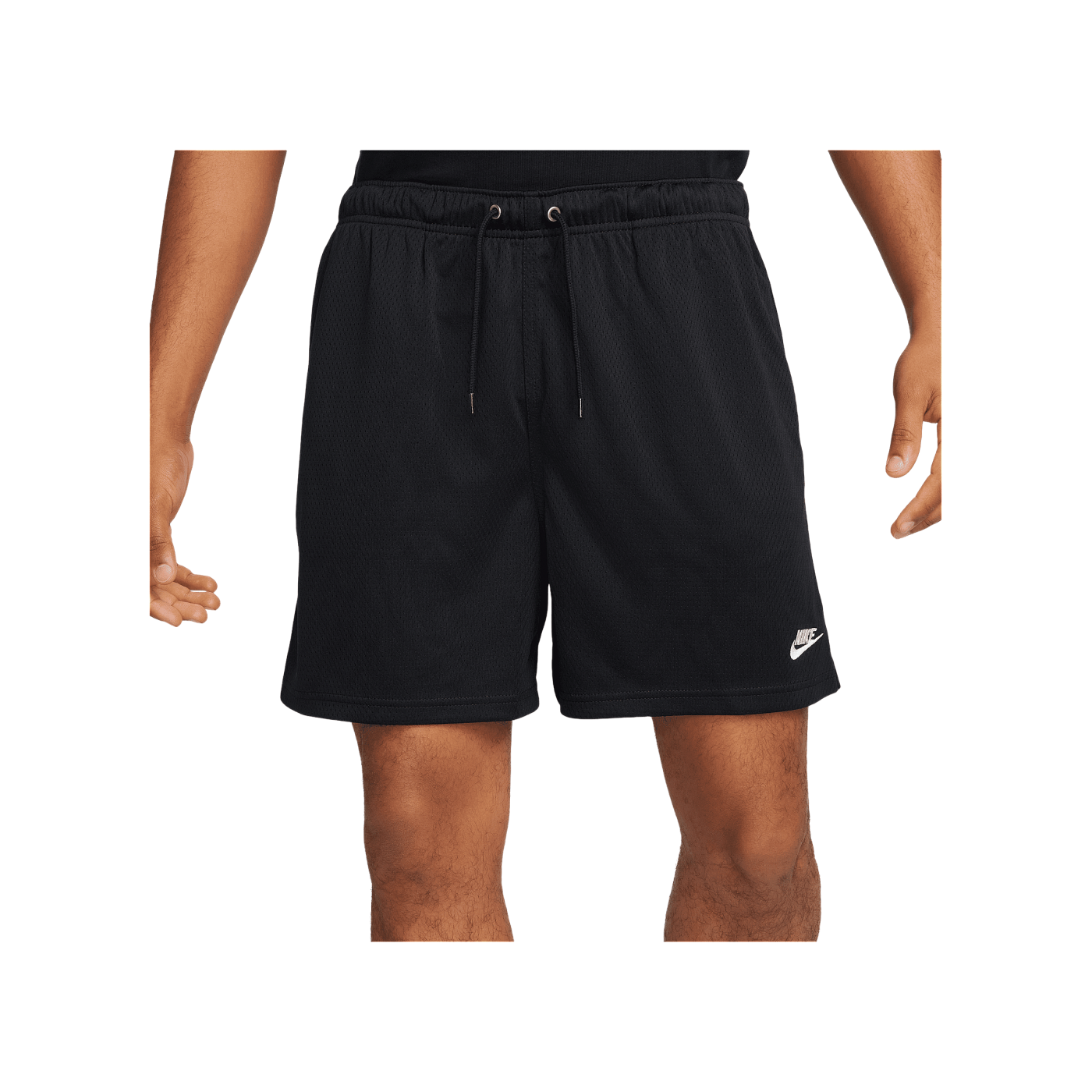 Nike Club Mesh Flow Short Schwarz Weiss F010
