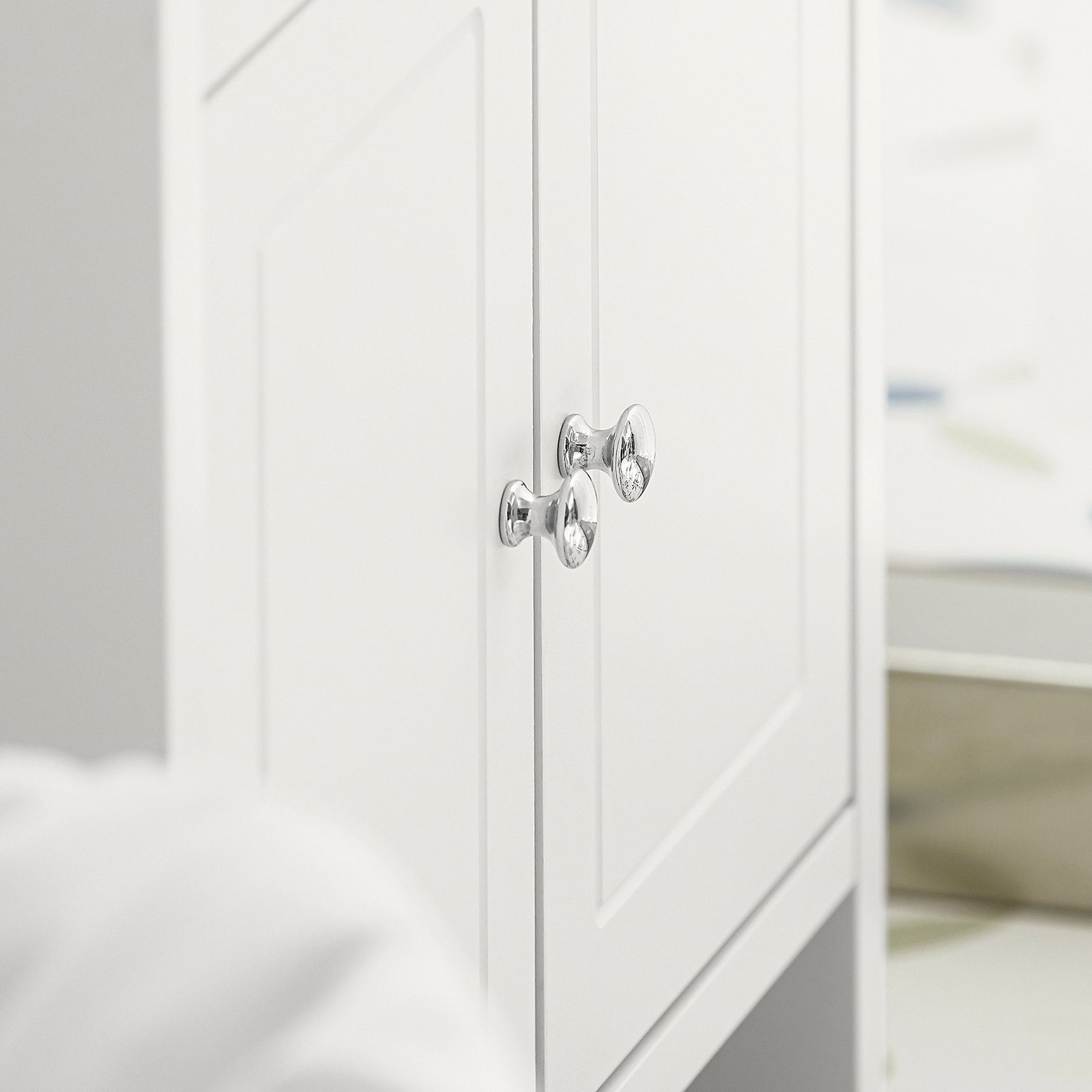SoBuy Badkommode BZR56, Badschrank Badezimmerschrank Aufbewahrungsschrank