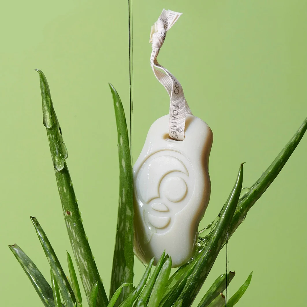 Șampon solid cu aloe vera și mușchi de vită - Îngrijire delicată a părului