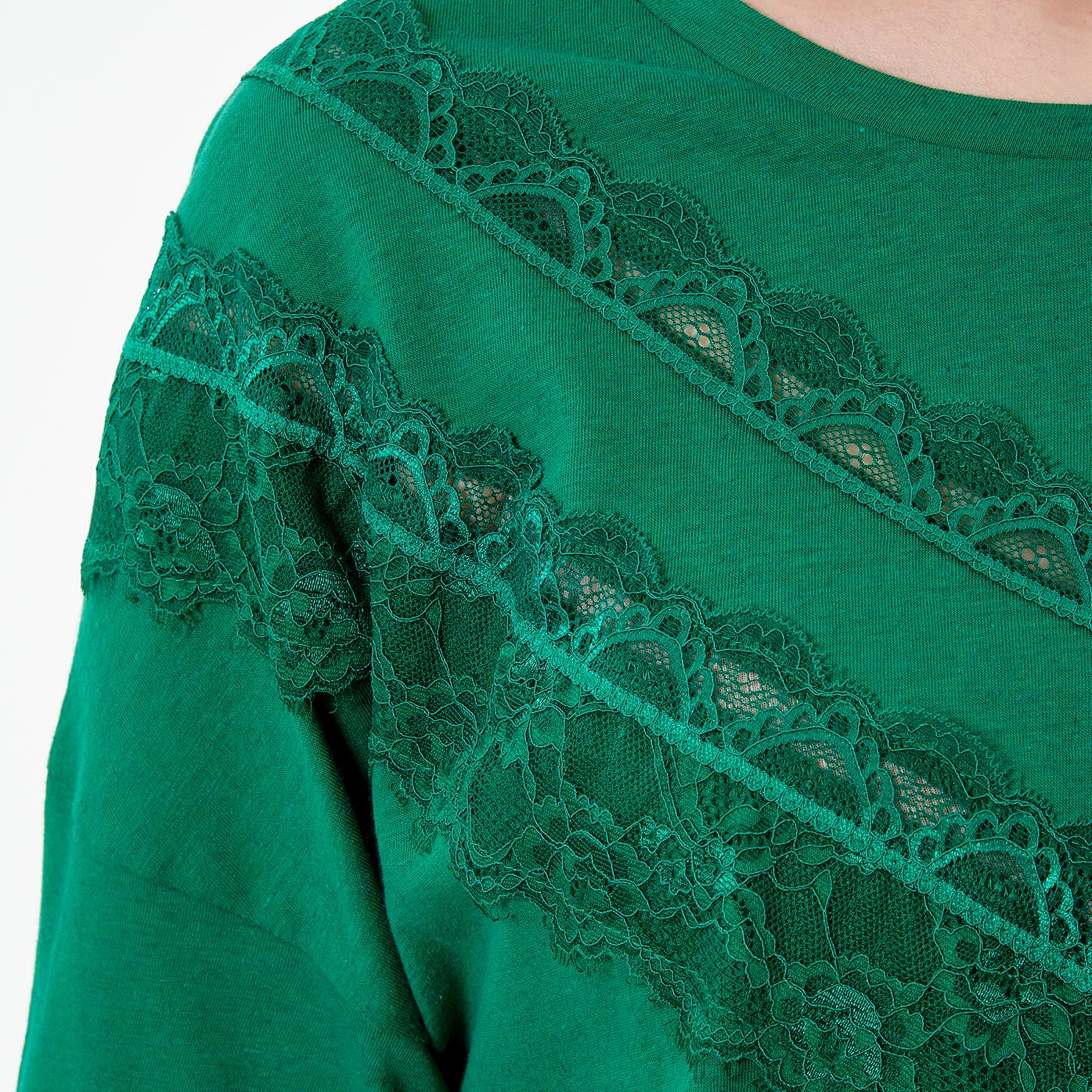 JERK   T-shirt vert Femme