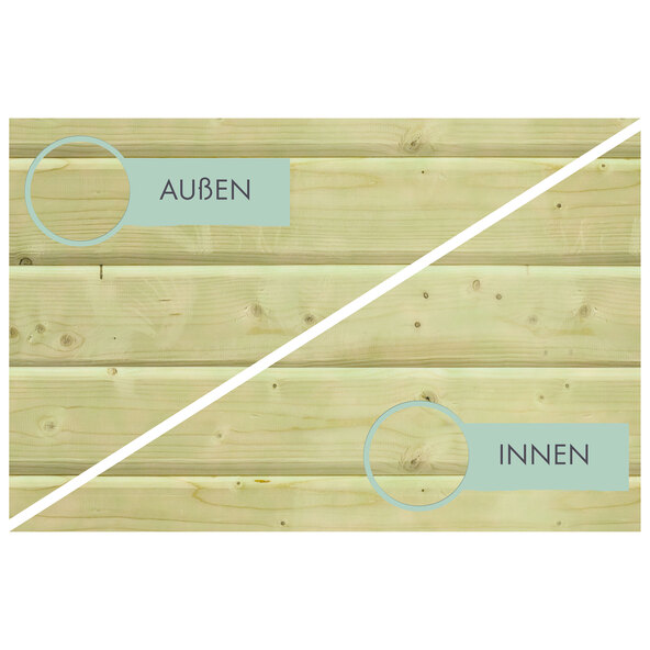 Holzpool One mit Terrasse