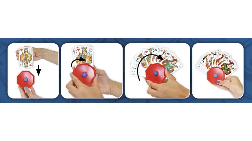 Noris Spiele - Spielkartenhalter aus Kunststoff