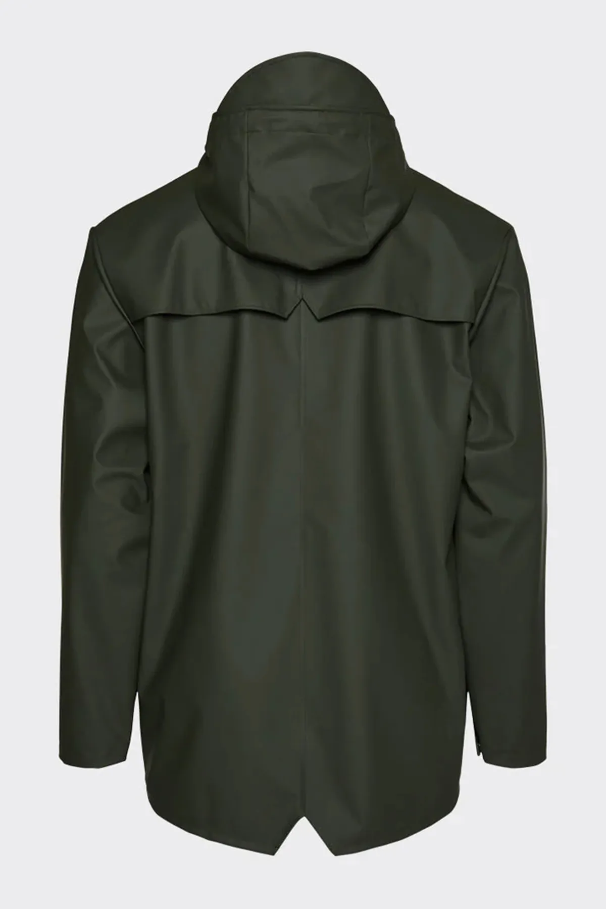 Rains  Die wasserdichte Jacke ist aus dem charakteristischen PU-Stoff von Rains geschnitten und verfügt über ultraschallverschweißte Nähte