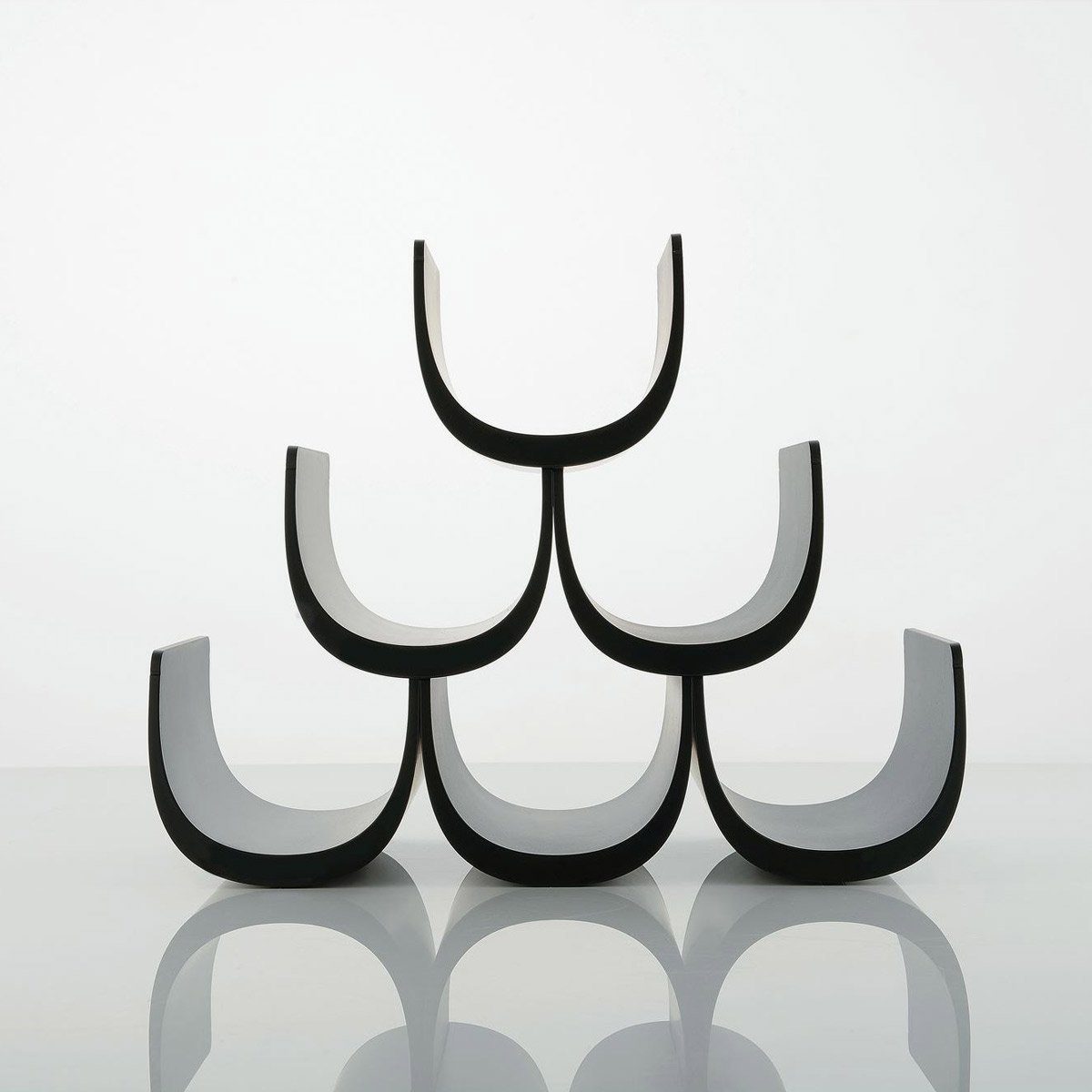 Alessi Flaschenregal Noè für 6 Flaschen; Weinregal