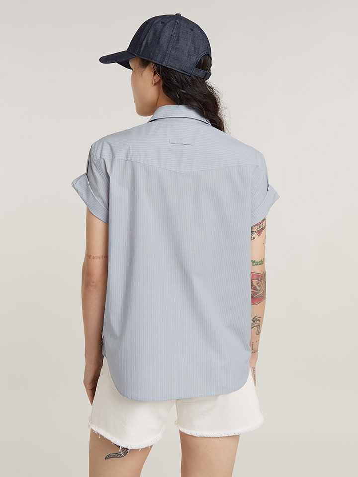 G-Star Bluse in Hellblau günstig kaufen