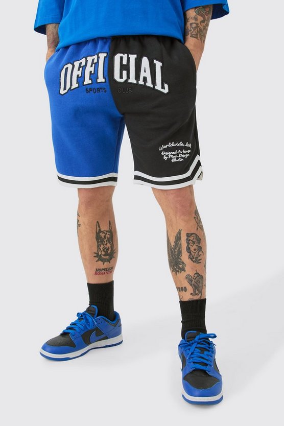 Gespleißte Official Basketball Jersey-Shorts