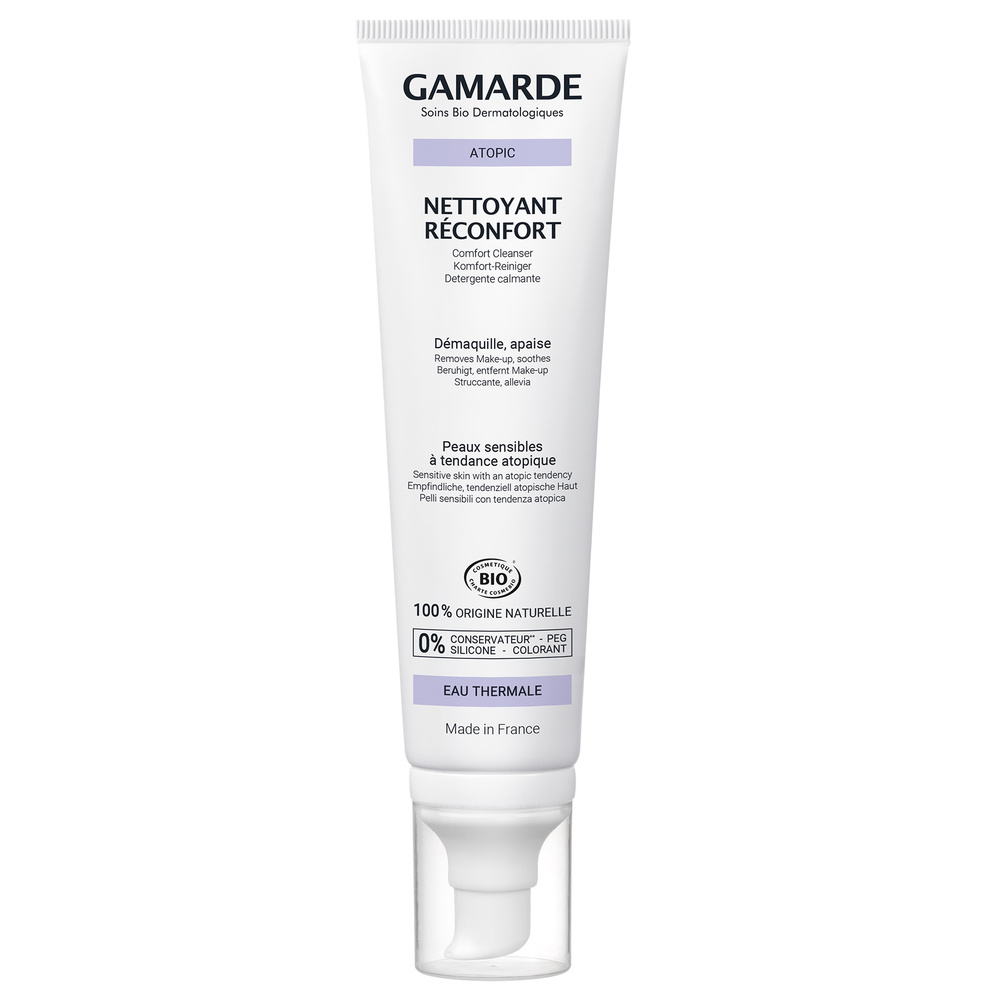 gamarde NETTOYANT RECONFORT ATOPIC Tube 100 ml Nettoyant visage confort pour les peauxsensibles à tendance atopique