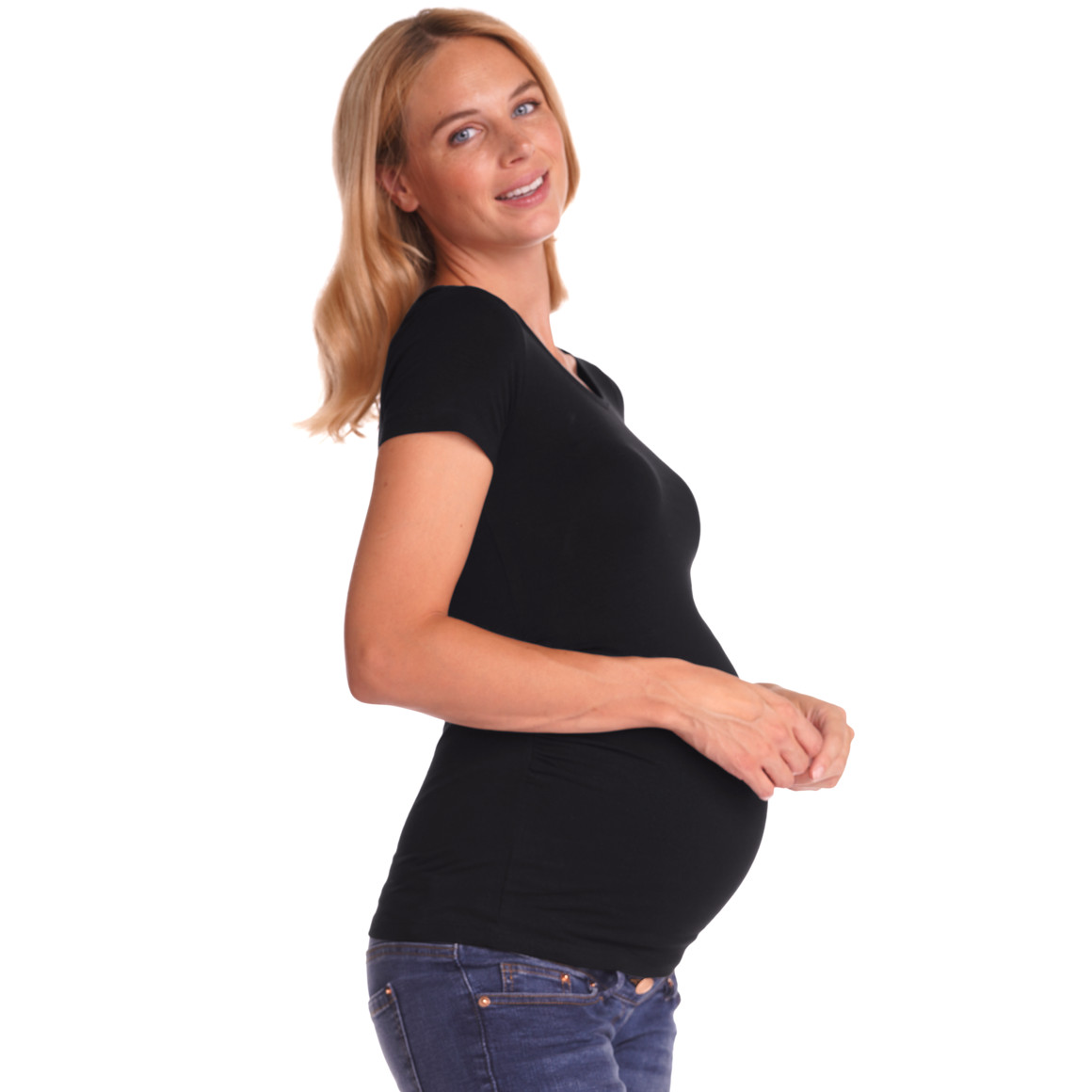 2 Damen Umstands-T-Shirts im Set