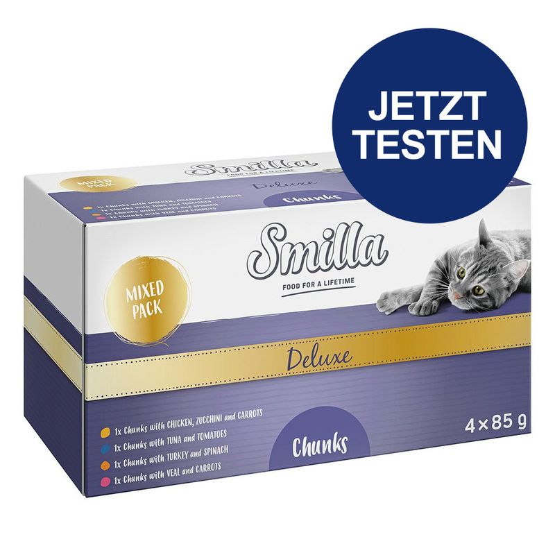 Probierpaket Smilla Deluxe Mousse & Häppchen 4 x 85 g | bitiba %