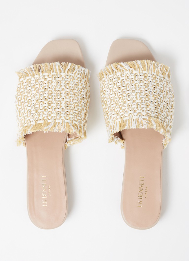 LKBennett Meera slipper with raffia details
