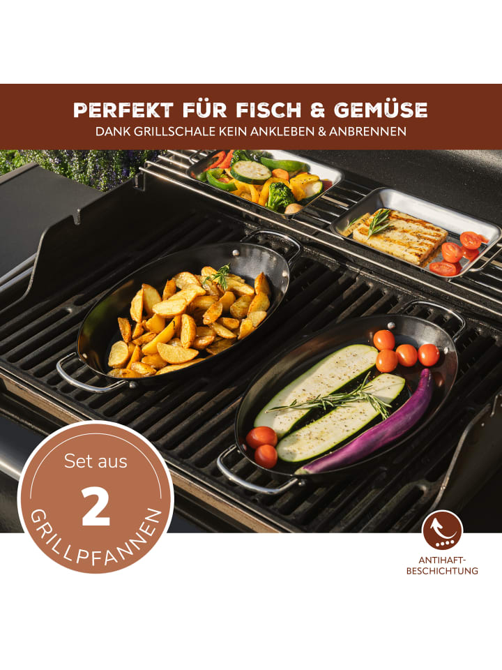 bremermann 2-er-Set Fisch-Grillpfanne günstig kaufen onesize