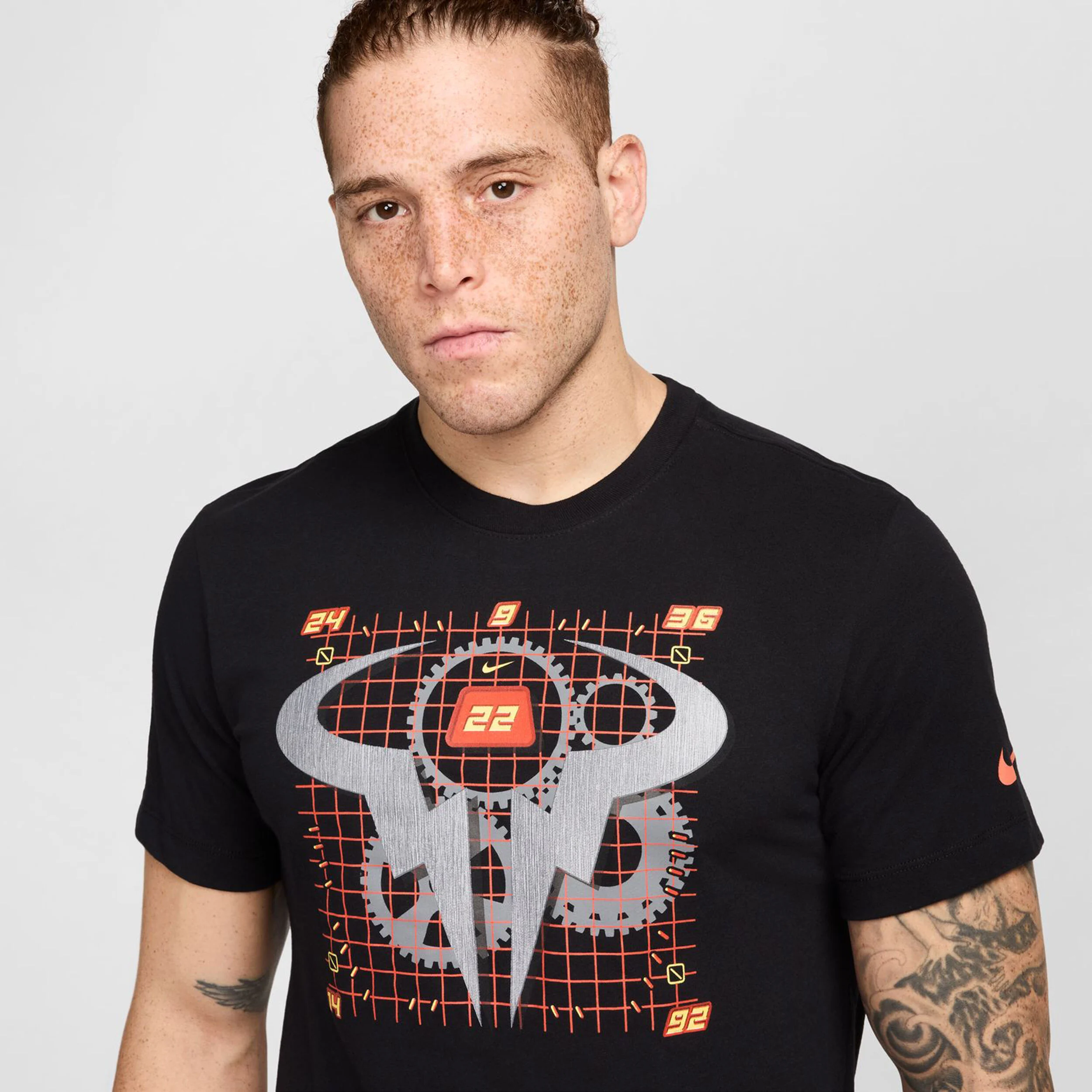 Dri-Fit Rafa OC T-Shirt Herren - Schwarz, Mehrfarbig