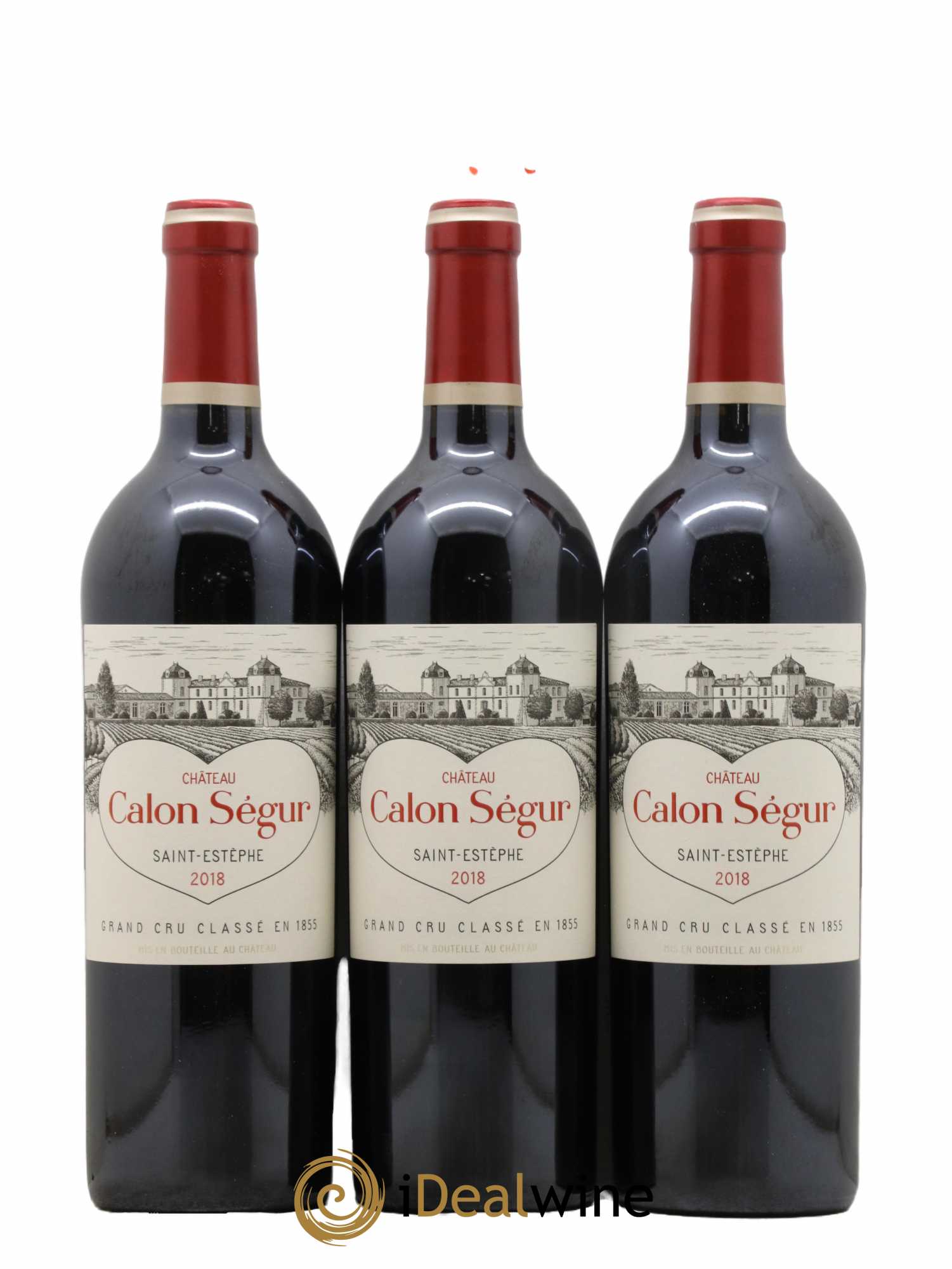 Château Calon Ségur 3ème Grand Cru Classé  2018 - Lot de 12 Bouteilles