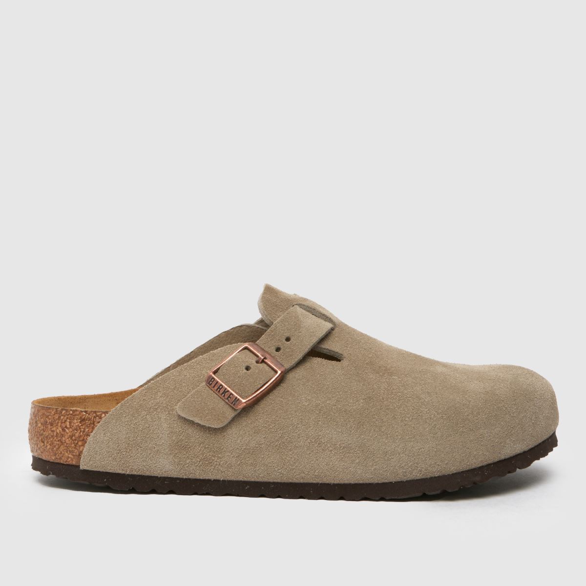 BIRKENSTOCK taupe Boston träsko Junior sandaler