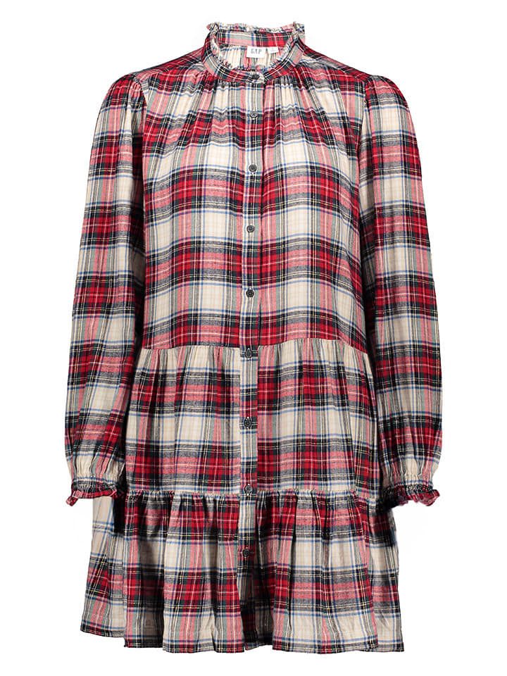 GAP Kleid in Creme/ Rot günstig kaufen