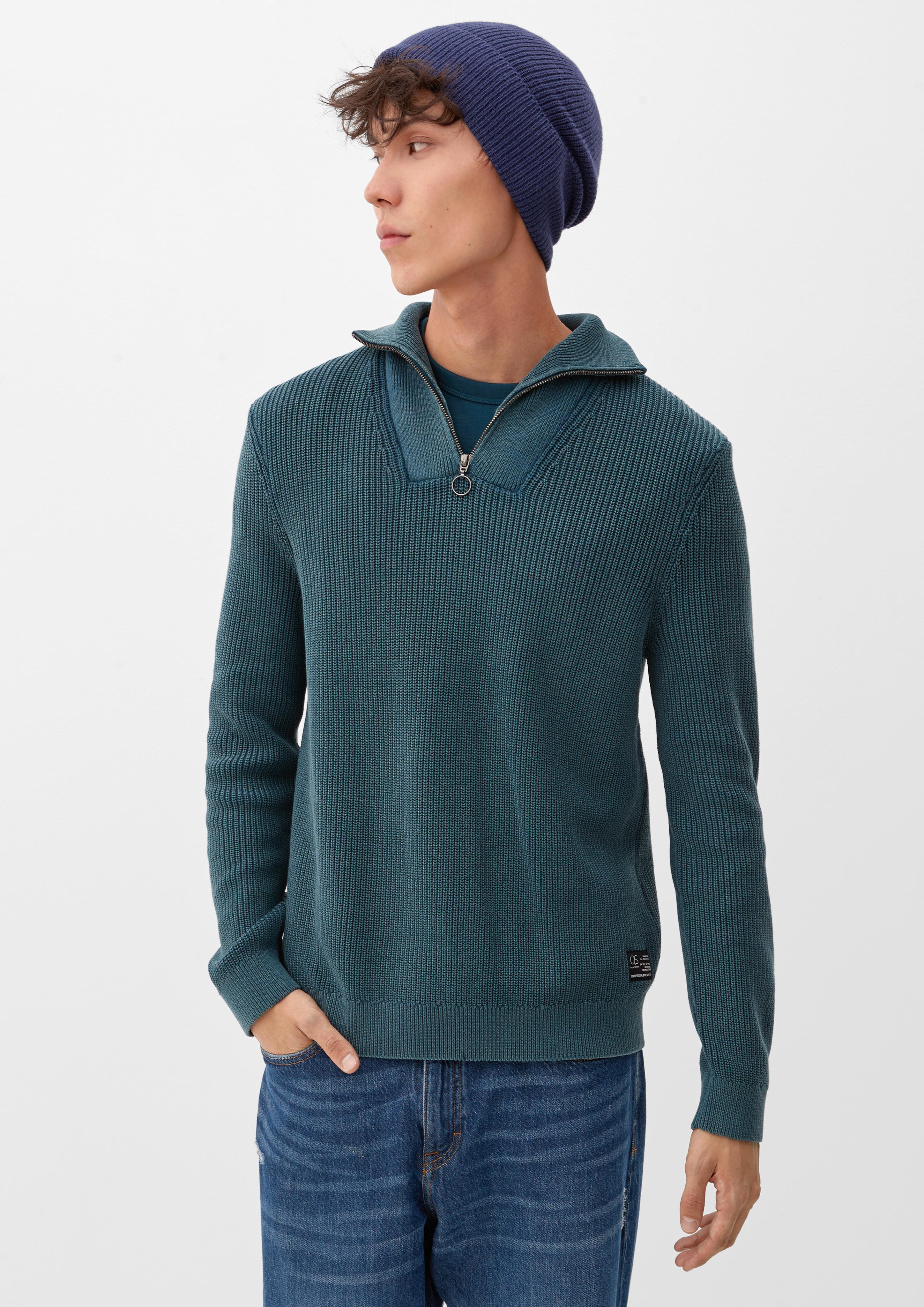 Pullover mit Troyer-Kragen  2118699-6985